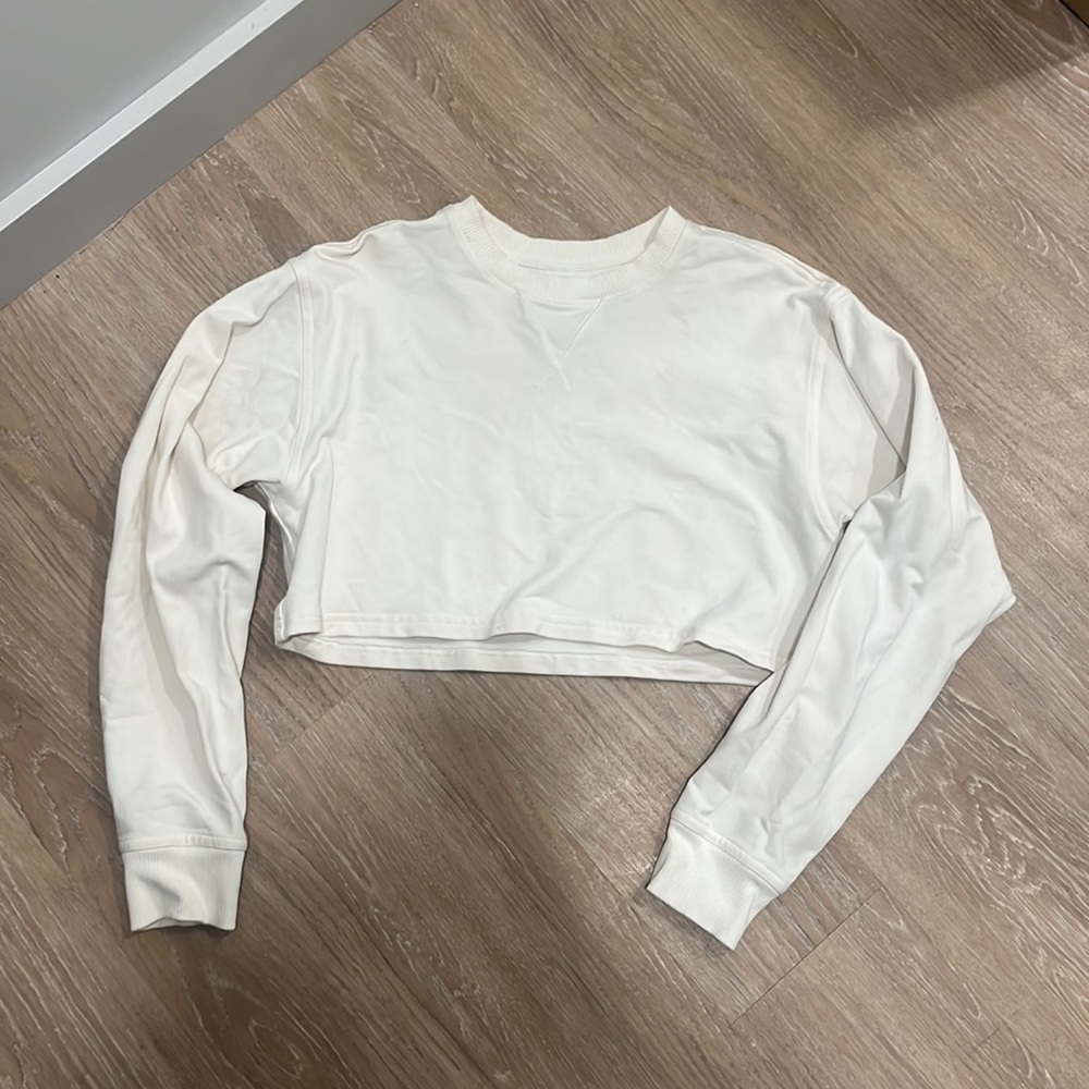 Lululemon Cropped Sweatshirt Ivory size XS